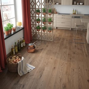 PARQUET PREFINITI - Rovere 1 Strip - Tostato - Verniciato Opaco - Spazzolato-4
